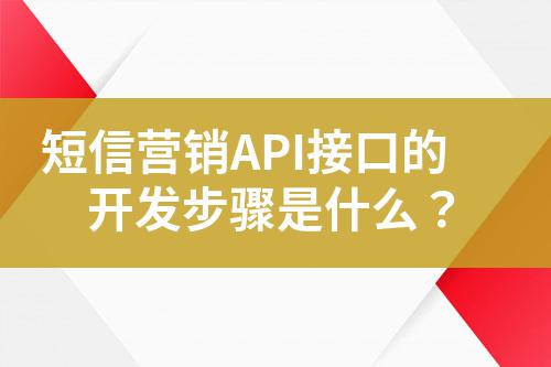 短信營銷API接口的開發(fā)步驟是什么？